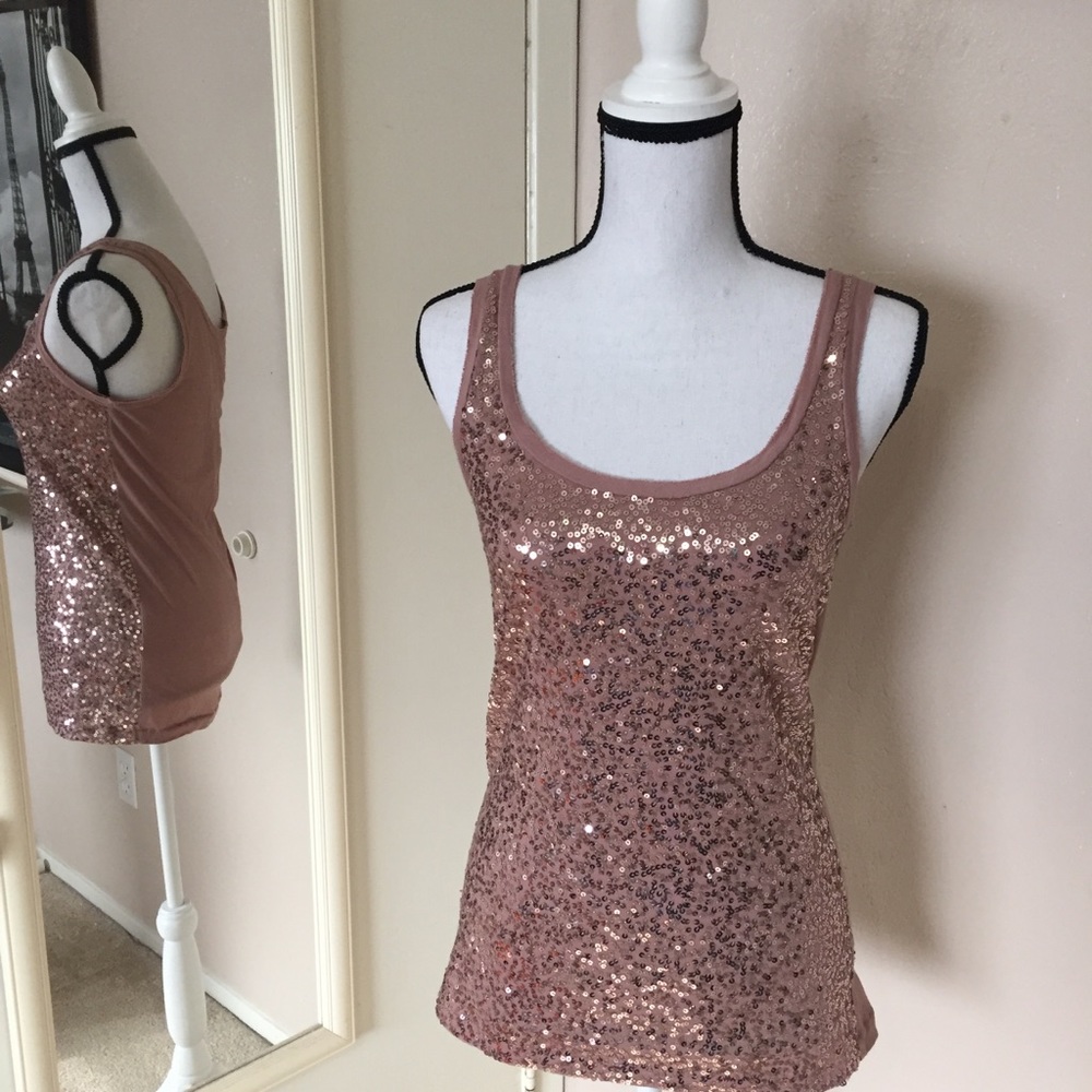 SOLD ✨2xHP✨J.Crew Sequin Tank - Picture 4 of 6